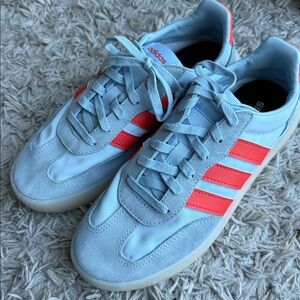 Adidas Men's Red and Blue Adidas Sneakers